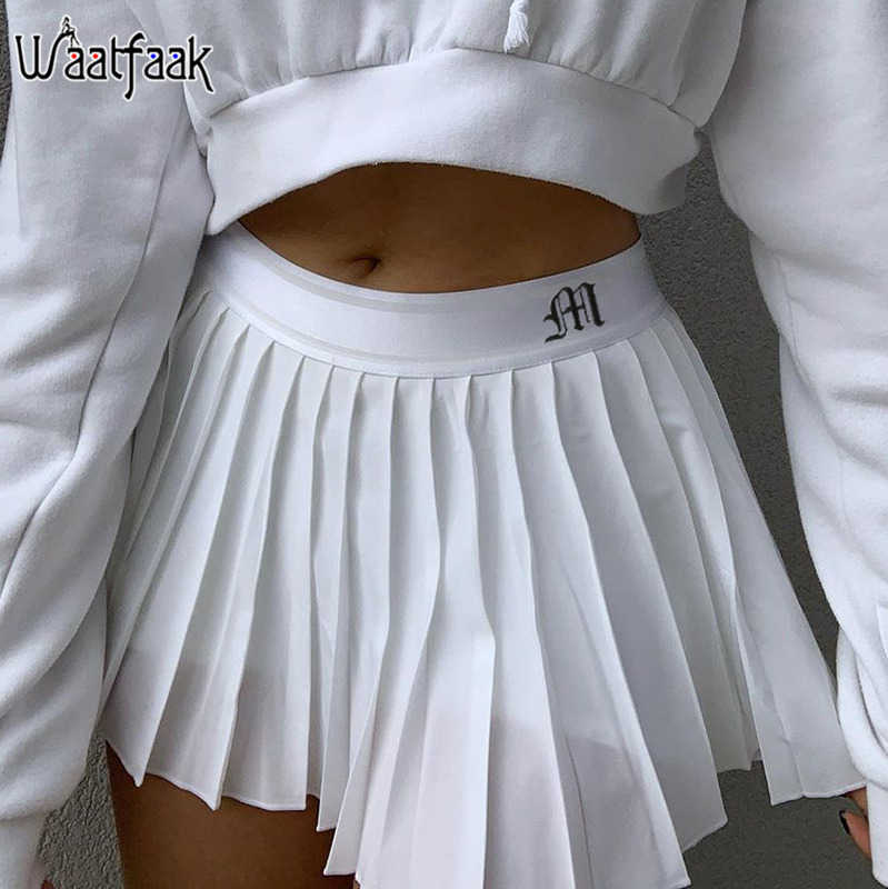 Waatfaak White Pleated Skirt Short Woman Elastic Waist Mini Skirts Sexy Mircro Summer Embroidery Mini Tennis Skirt New Preppy
Waatfaak White Pleated Skirt Short Woman Elastic Waist Mini Skirts Sexy Mircro Summer Embroidery Mini Tennis Skirt New Preppy