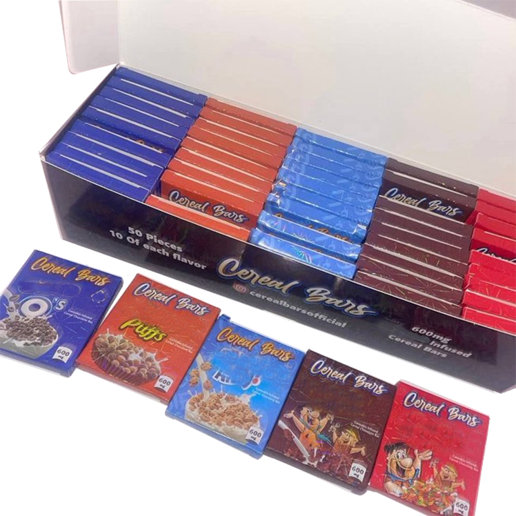 600mg infused Cereal bars chocolate Gadgets 50 Pieces Cereal Bars cookie mix 5 flavors edibles boxes
600mg infused Cereal bars chocolate Gadgets 50 Pieces Cereal Bars cookie mix 5 flavors edibles boxes