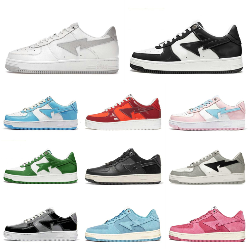Bapestas Baped Designer Casual Sports Shoes Men Women Platform Bapesta Sk8 Sta Patent Leather Pastel Red Grey Green Black White Blue Plate-forme Trainers Sneakers, Please contact us
Bapestas Baped Designer Casual Sports Shoes Men Women Platform Bapesta Sk8 Sta Patent Leather Pastel Red Grey Green Black White Blue Plate-forme Trainers Sneakers, Please contact us