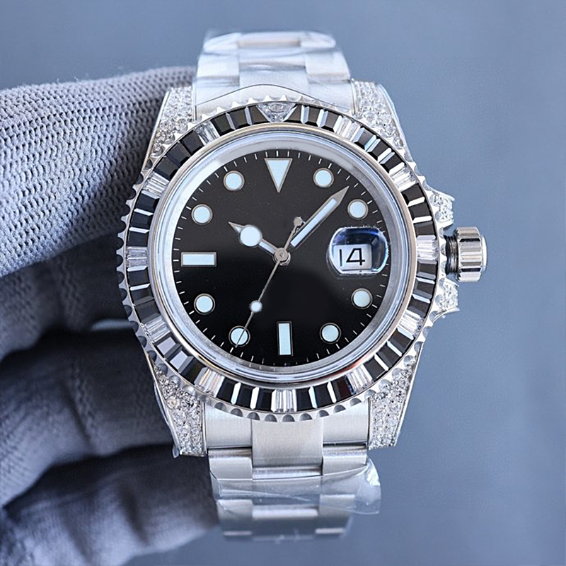 Designer Mens watch with diamond 904L stainless steel black dial automatic mechanical diving holiday sports luxury sea Mens submarine watches DHgate calendar, 3+waterproof
Designer Mens watch with diamond 904L stainless steel black dial automatic mechanical diving holiday sports luxury sea Mens submarine watches DHgate calendar, 3+waterproof