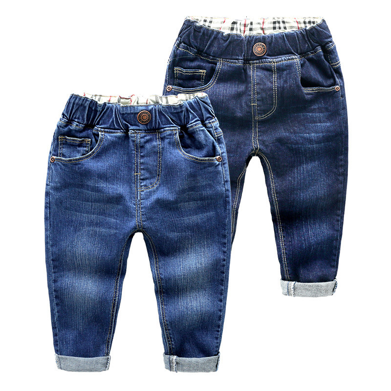 Jeans Boys Jeans Spring Autumn Kids Jeans Clothing Casual Sports Trousers Denim Infant Trousers children's High Waist Jogging Pants 230306