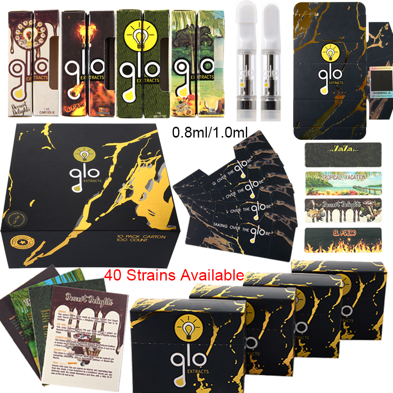 Newest Glo Extracts Atomizers NFC Empty Vape Pen Cartridges Packaging With Sticker Carts 0.8ml 1ml Ceramic Coils Glass Thick Oil Wax Vaporizer 510 Thread E Cigarettes
Newest Glo Extracts Atomizers NFC Empty Vape Pen Cartridges Packaging With Sticker Carts 0.8ml 1ml Ceramic Coils Glass Thick Oil Wax Vaporizer 510 Thread E Cigarettes