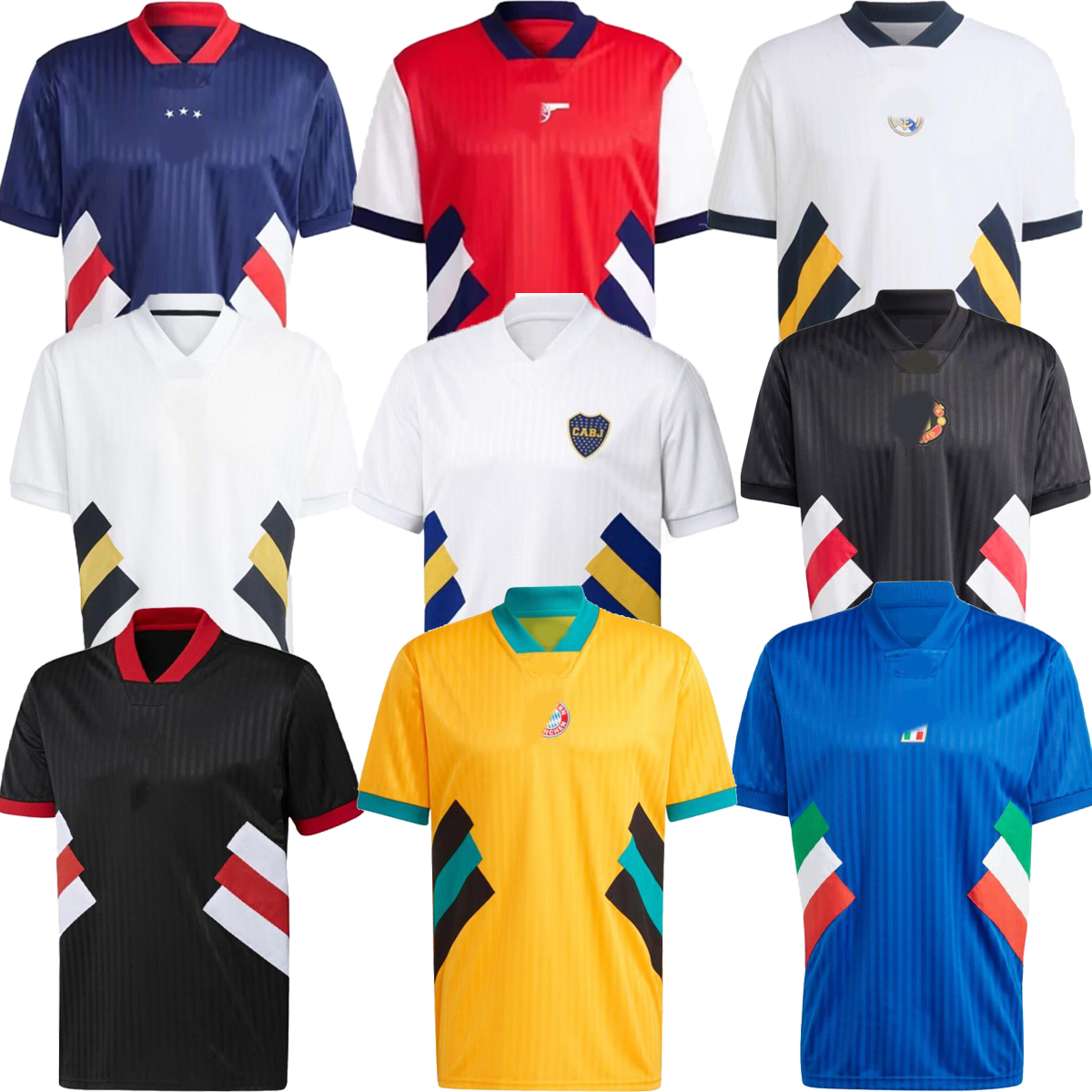Player version Retro ICONS Soccer Jerseys 1990 ICON Jersrey Italia Casual kit VERRATTI CHIESA SAKA RASHFORD BAYERN Benzema Boca Flamengo River football Shirt, Yellow
Player version Retro ICONS Soccer Jerseys 1990 ICON Jersrey Italia Casual kit VERRATTI CHIESA SAKA RASHFORD BAYERN Benzema Boca Flamengo River football Shirt, Yellow