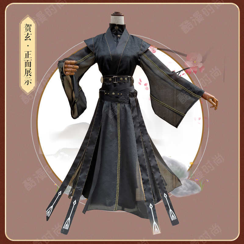 Anime Costumes He Xuan Cosplay Anime Tian Guan Ci Fu Manga Version Cosplay Ming Yi Women Ver Heaven Official's Bless Mingyi Cosplay Wigs Shoes Z0
