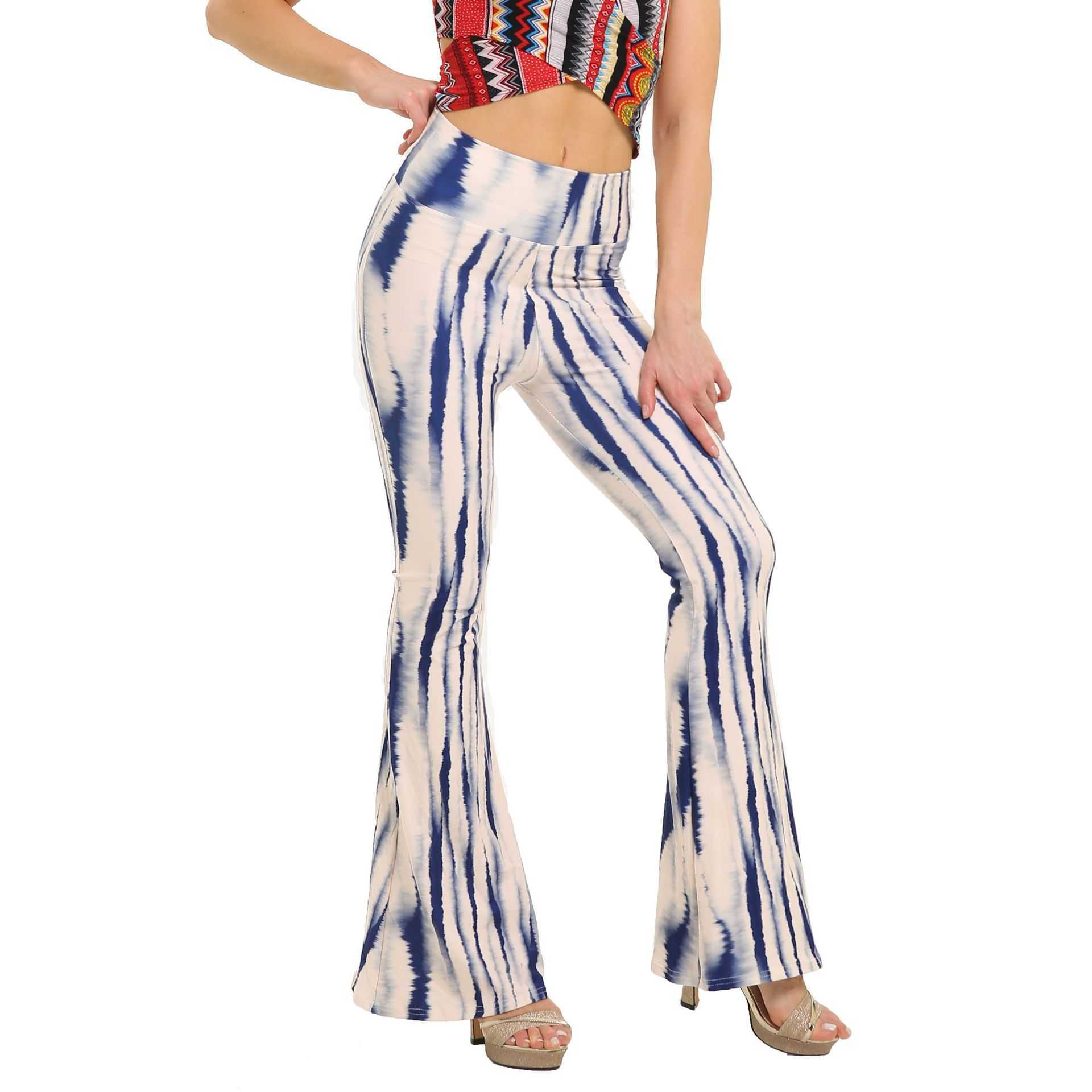 women's trendy ethnic clothes tight buttock print flare pants casual pants straight chinese traditional costumes