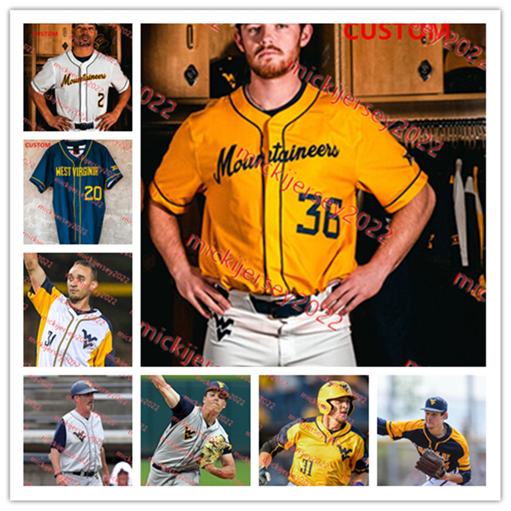 West Virginia Mountaineers Baseball Jersey Custom Stitched Mens Youth Braden Barry Mikey Kluska Dayne Leonard Nathan Blasick Jacob Watters West Virginia Jerseys, Gold
West Virginia Mountaineers Baseball Jersey Custom Stitched Mens Youth Braden Barry Mikey Kluska Dayne Leonard Nathan Blasick Jacob Watters West Virginia Jerseys, Gold