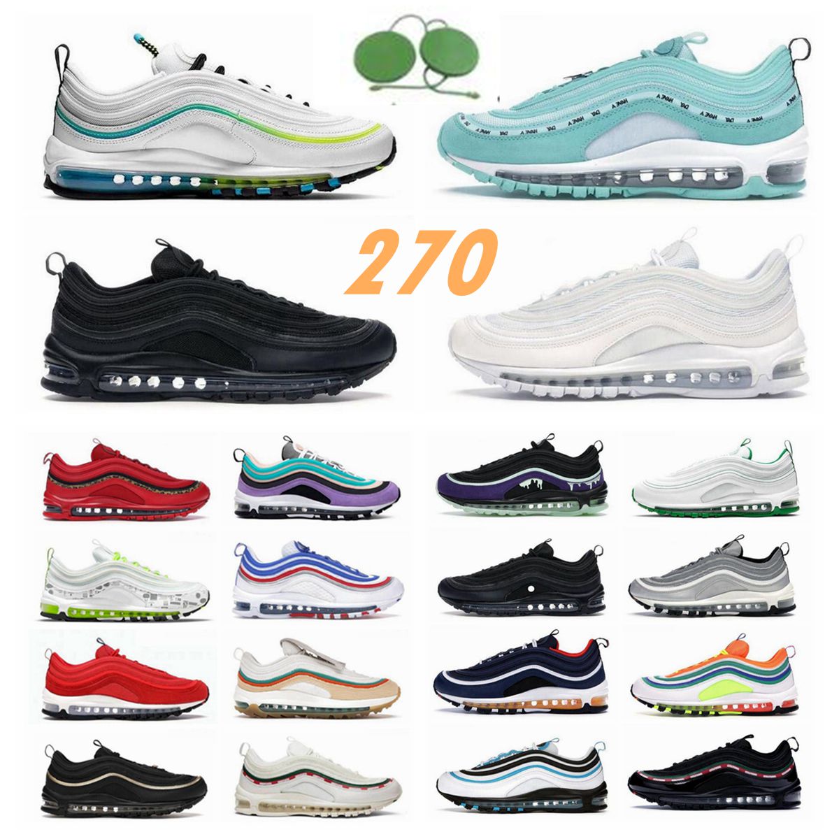 OG 97s Men women running shoes Sean Wotherspoon triple black white MSCHF Jesus Reflective Bred UNDEFEATED mens outdoor sports trainers sneakers
OG 97s Men women running shoes Sean Wotherspoon triple black white MSCHF Jesus Reflective Bred UNDEFEATED mens outdoor sports trainers sneakers