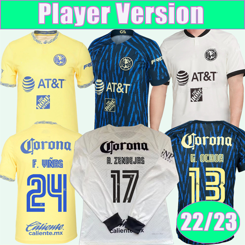 2223 Mexico America R.SANCHEZ Mens Soccer Jerseys Player Version HENRY R.MARTINEZ F.VINAS .LAYUN Home Away 3rd Long Sleeve Football Shirt Adult Uniforms, Qy10804 22 23 3rd liga mx patch
2223 Mexico America R.SANCHEZ Mens Soccer Jerseys Player Version HENRY R.MARTINEZ F.VINAS .LAYUN Home Away 3rd Long Sleeve Football Shirt Adult Uniforms, Qy10804 22 23 3rd liga mx patch