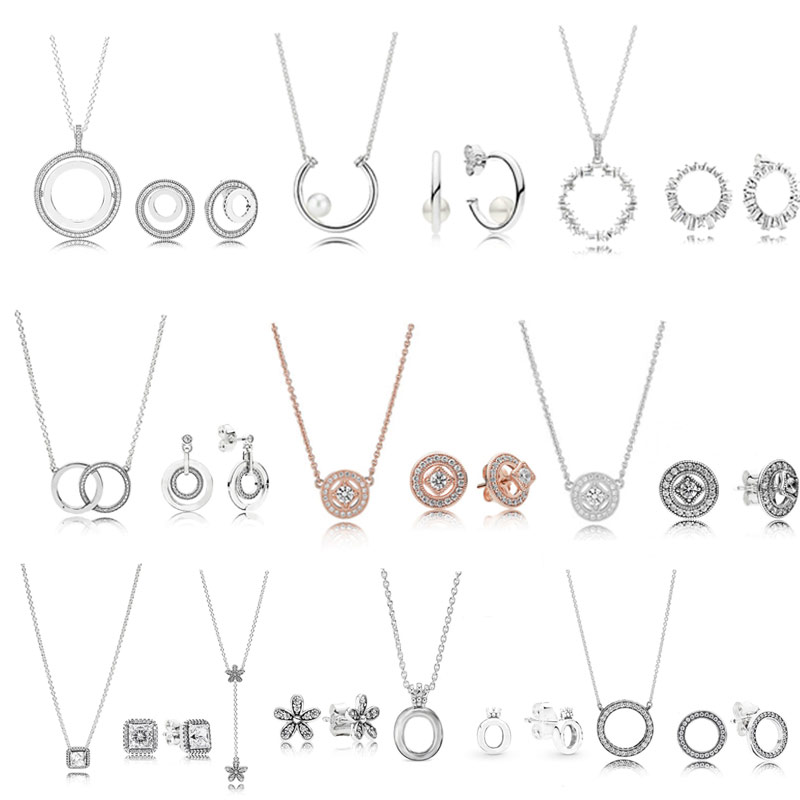 Pandora Original S925 Sterling Silver Necklace Ear Kit Is Suitable for Women's DIY Fashion Jewelry Accessories
Pandora Original S925 Sterling Silver Necklace Ear Kit Is Suitable for Women's DIY Fashion Jewelry Accessories