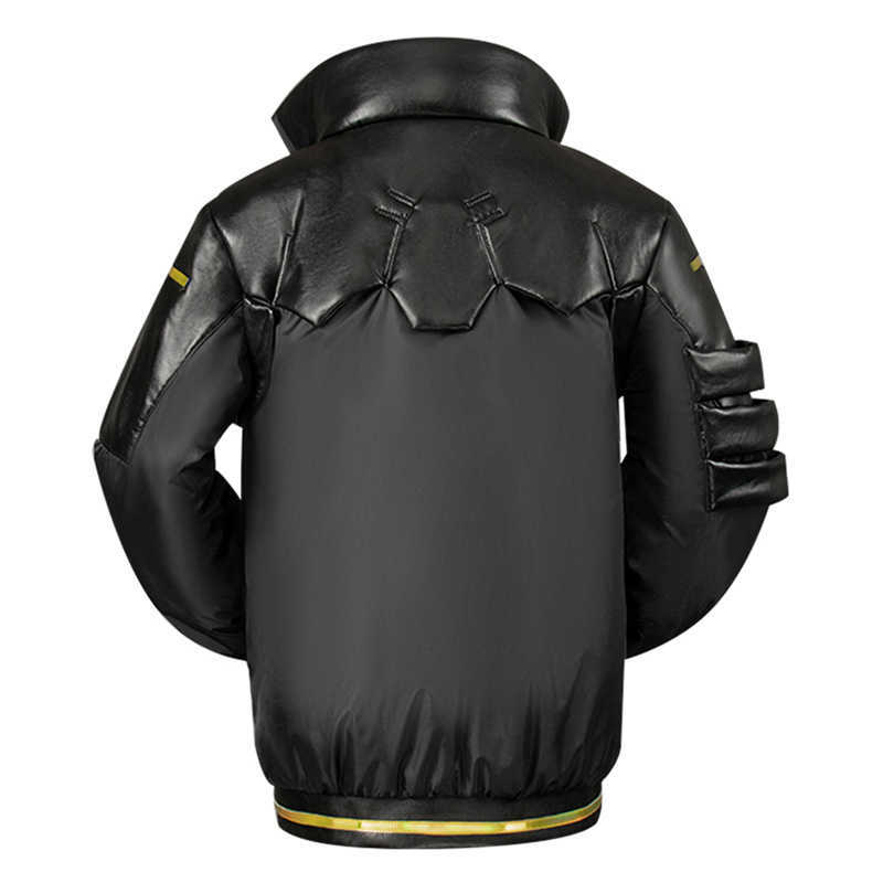 Anime Costumes Anime Cyberpunk Edgerunners Rebecca Cosplay Come Jacket Wig Tattoo Stickers Headwear Suit Halloween Comes for Women Z0301