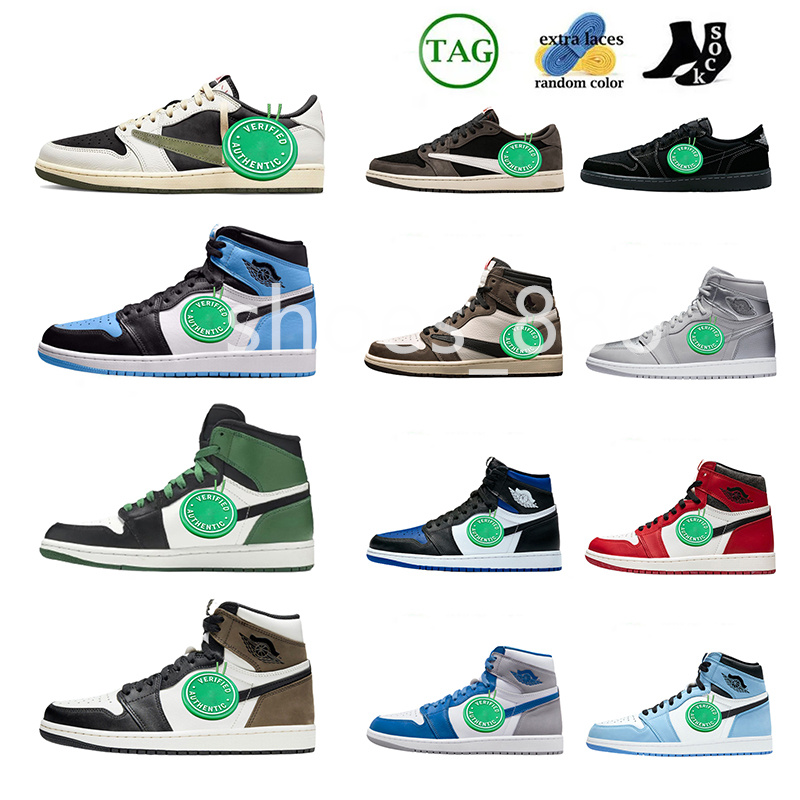 2023 Basketball Shoes 1 1s High OG UNC Toe Sneakers Mens Women Jumpman University Blue True Blue Mocha Chicago Bred Lucky Pine Green Bio Hack Jordan Cactus Jack trainer, Ts low
2023 Basketball Shoes 1 1s High OG UNC Toe Sneakers Mens Women Jumpman University Blue True Blue Mocha Chicago Bred Lucky Pine Green Bio Hack Jordan Cactus Jack trainer, Ts low
