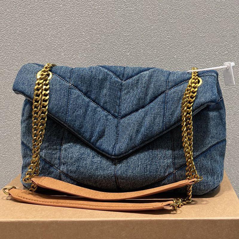 Totes Women Tote Bag Handbag Purse Chain Shoulder Bags Lady Clutch Crossbody Purses Shopping With Box Wdiam, Blue
Totes Women Tote Bag Handbag Purse Chain Shoulder Bags Lady Clutch Crossbody Purses Shopping With Box Wdiam, Blue