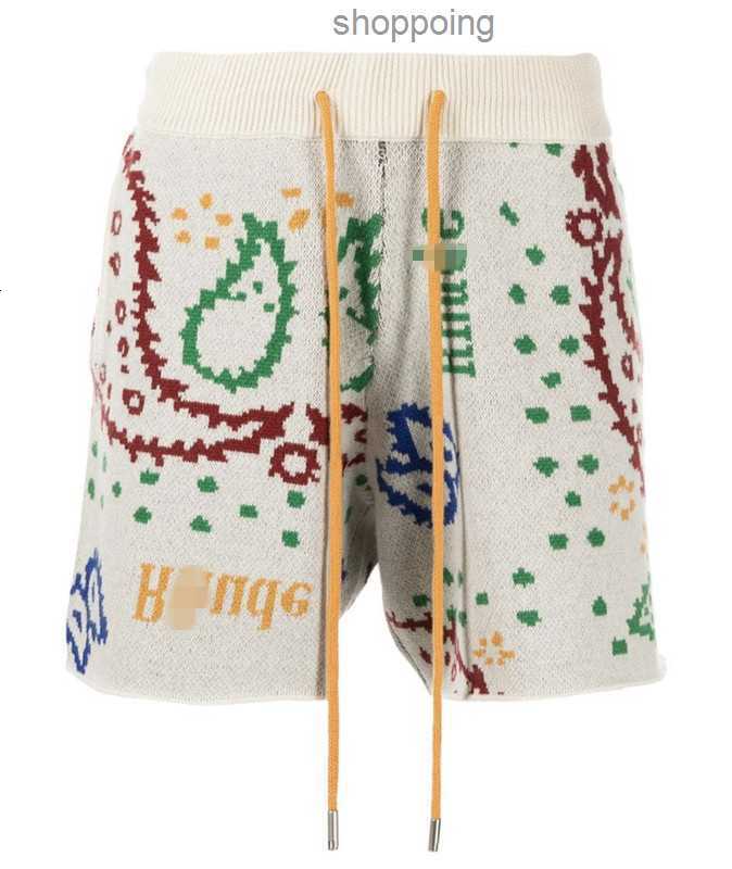 2023 Rhude Mens Shorts Premium Wool-cotton Blend Short with Printed All-over Bandana Design Throughout.featuring Twin Side Pockets Men28zn, No4
2023 Rhude Mens Shorts Premium Wool-cotton Blend Short with Printed All-over Bandana Design Throughout.featuring Twin Side Pockets Men28zn, No4