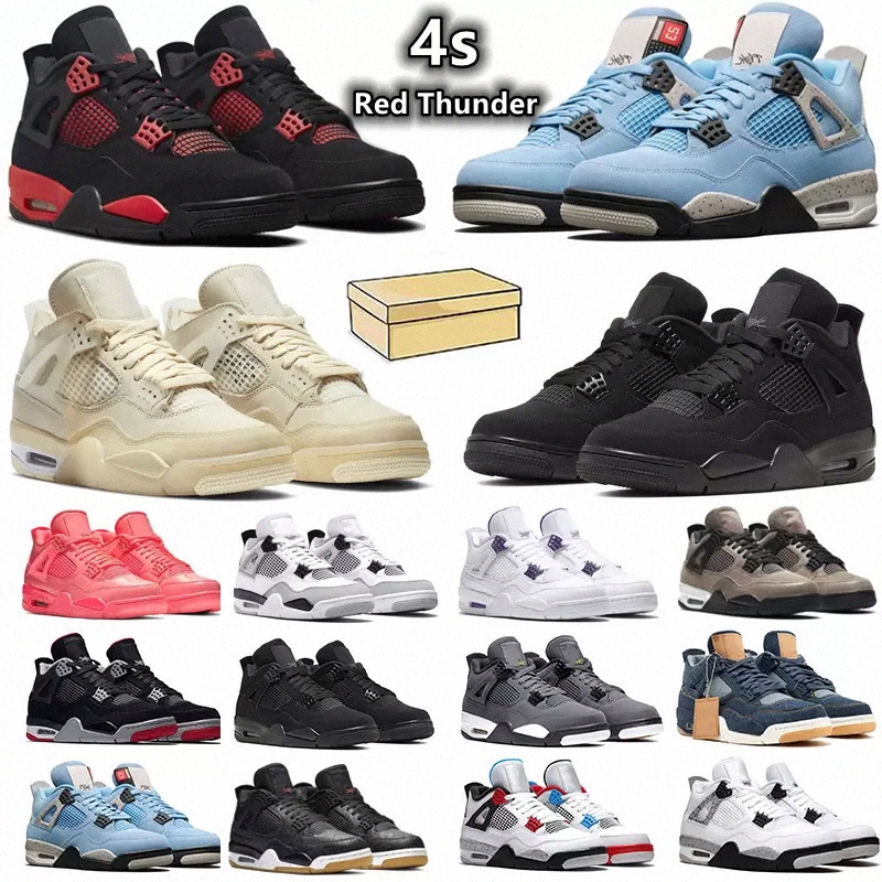 2023 High 4s 4 Basketball shoes Mens Shoes Sail Sneakers patent bred Military Black University Blue Atmosphere Infrared Fire Red Thunder3xQ#, 18
2023 High 4s 4 Basketball shoes Mens Shoes Sail Sneakers patent bred Military Black University Blue Atmosphere Infrared Fire Red Thunder3xQ#, 18