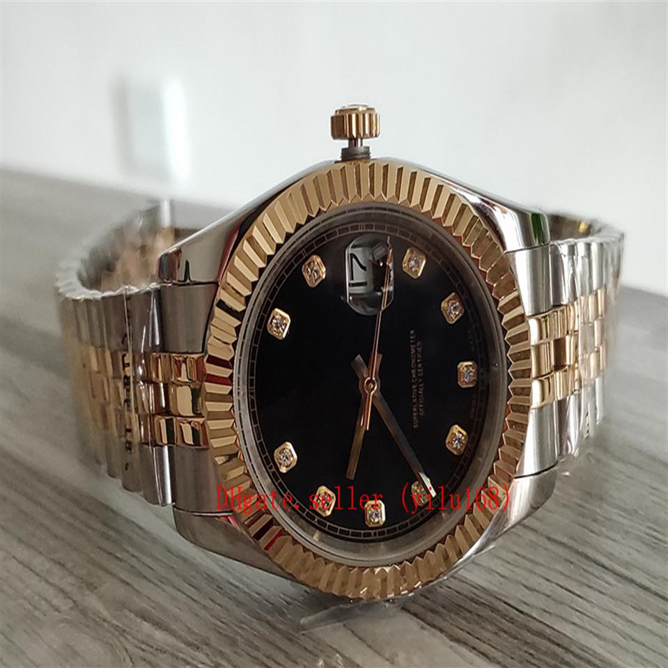high quality Mens Watches SHIP Two Tone Stainless Steel Date Solid Bracelet Sapphire Black Dial 41mm Man Datejust Wristwatch 12633264G
high quality Mens Watches SHIP Two Tone Stainless Steel Date Solid Bracelet Sapphire Black Dial 41mm Man Datejust Wristwatch 12633264G
