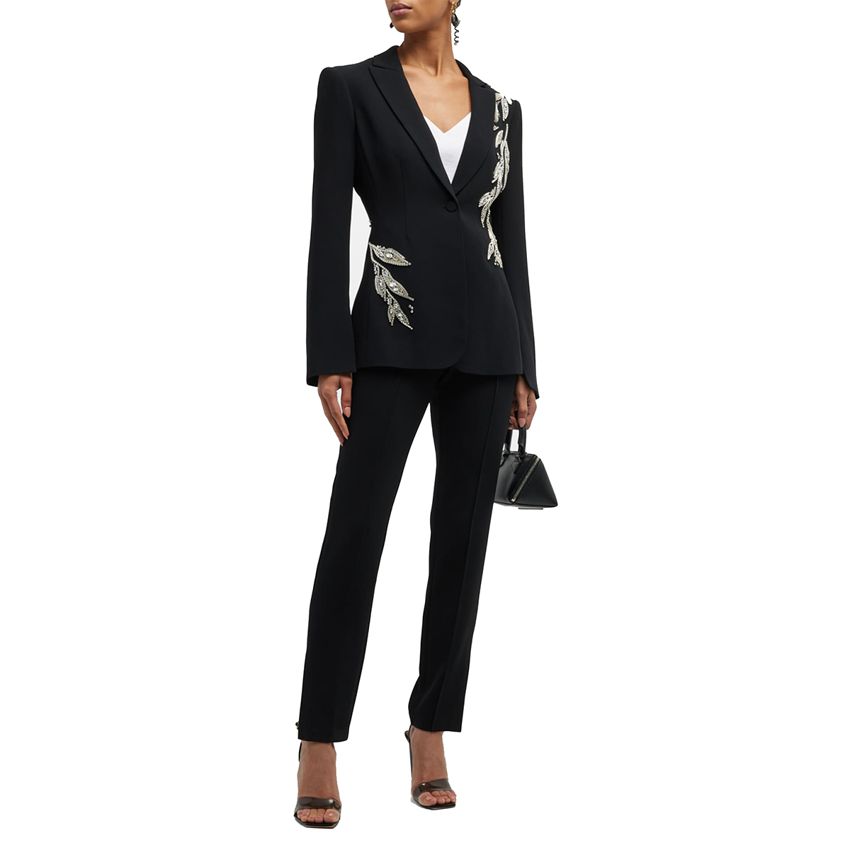 Designer Fashion Runway Suit Set Women's Slim Fit Single Button Jacket Slim Fit Only Coat