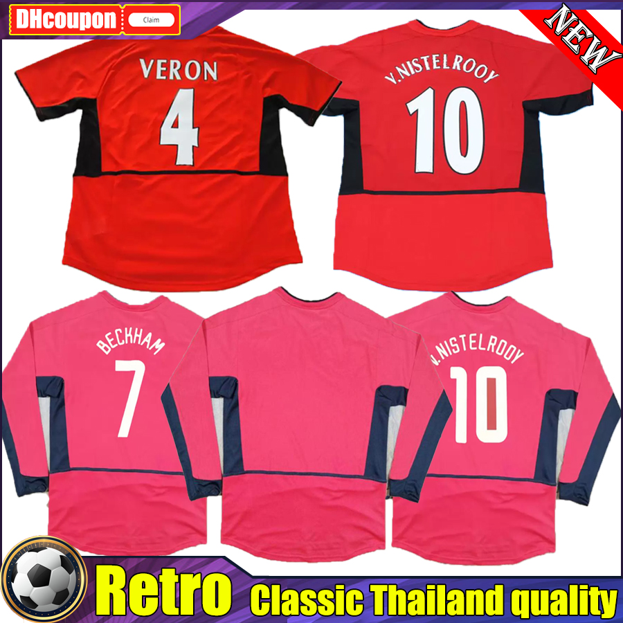 Manchester Man Retro Soccer Jerseys 02 03 04 Vintage Classic long sleeve Football Shirts Beckham Ronaldo Veron Van Nistelrooy, 01
Manchester Man Retro Soccer Jerseys 02 03 04 Vintage Classic long sleeve Football Shirts Beckham Ronaldo Veron Van Nistelrooy, 01