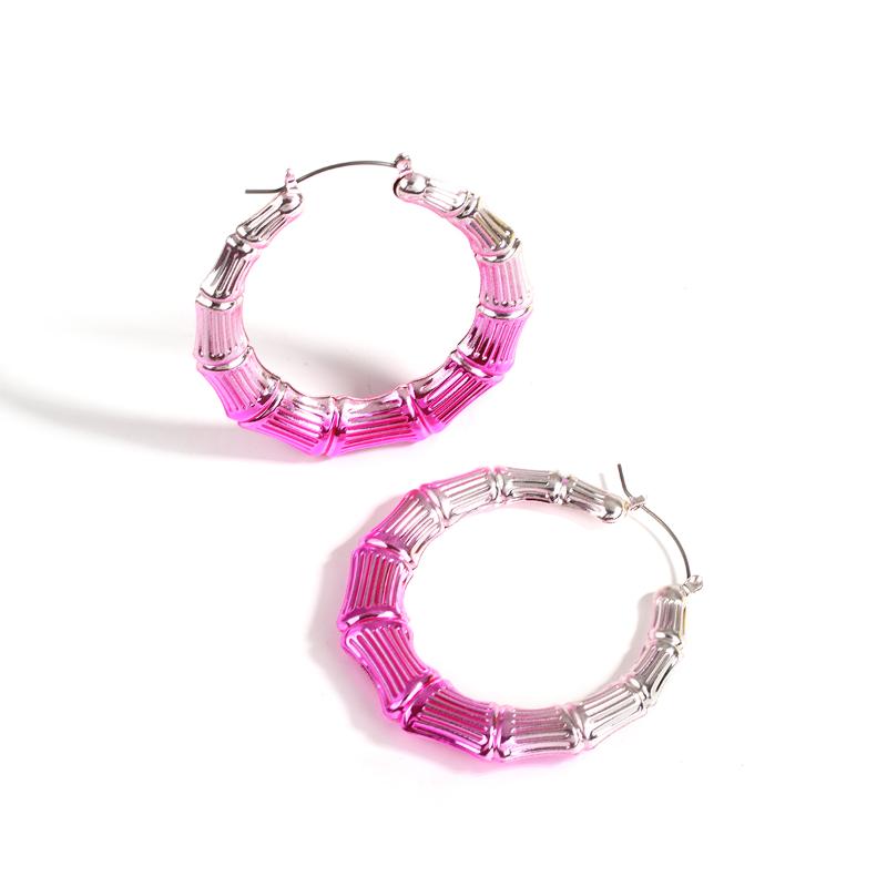 Hoop Earrings & Huggie Lifefontier Exaggerated Gradient Pink Color Round Big For Women Punk Bamboo Circle Geometric Earring Jewelry Gifts
Hoop Earrings & Huggie Lifefontier Exaggerated Gradient Pink Color Round Big For Women Punk Bamboo Circle Geometric Earring Jewelry Gifts