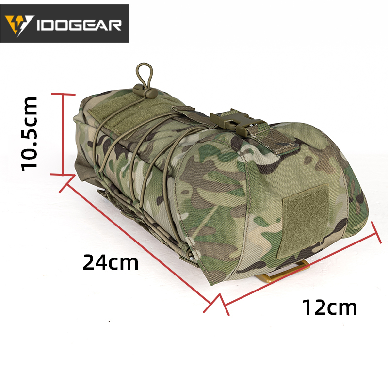 Outdoor Bags IDOGEAR Tactical GP Pouch General Purpose Utility MOLLE Sundries Recycling Bag Airsoft Gear 3574 230307