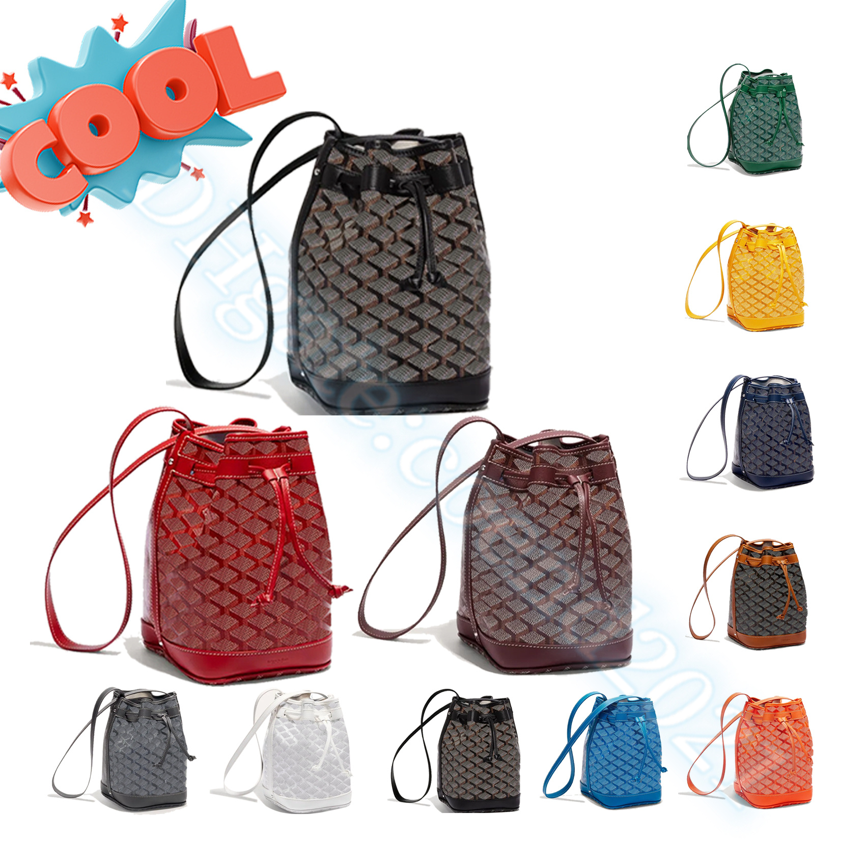 Luxury women Drawstring bucket Cross Body bag Mens Handbags Genuine Leather pochette clutch Luggage bags fashion sling large tote backpacks city Shoulder black Bag, Green
Luxury women Drawstring bucket Cross Body bag Mens Handbags Genuine Leather pochette clutch Luggage bags fashion sling large tote backpacks city Shoulder black Bag, Green