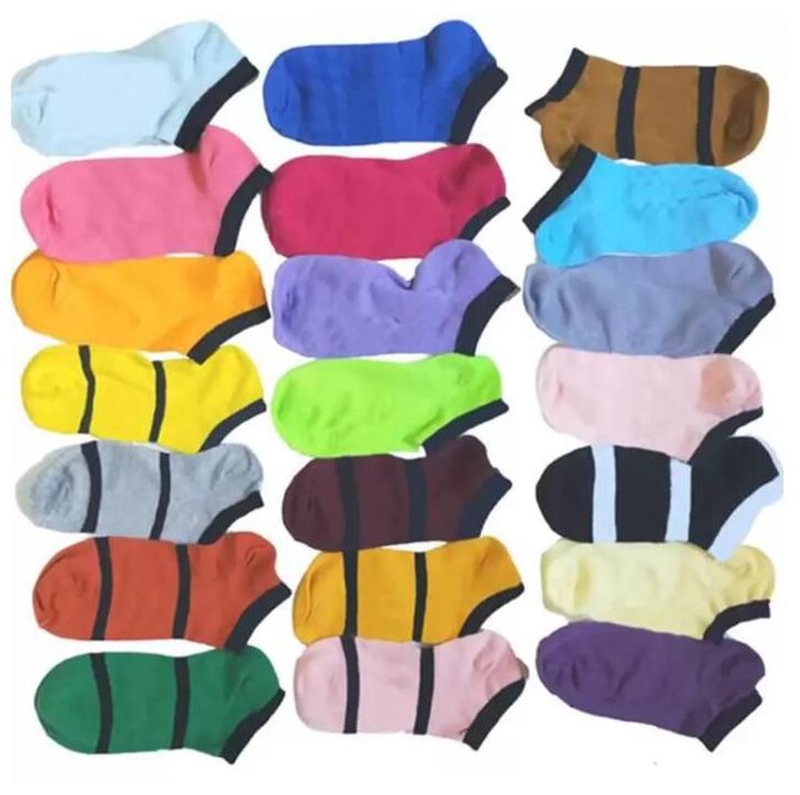 Wholesale Multicolor Ankle Socks With Cardboad Tags Sports Cheerleaders Black pink Short Sock Girls Women Cotton Sock Skateboard Sneaker I0306