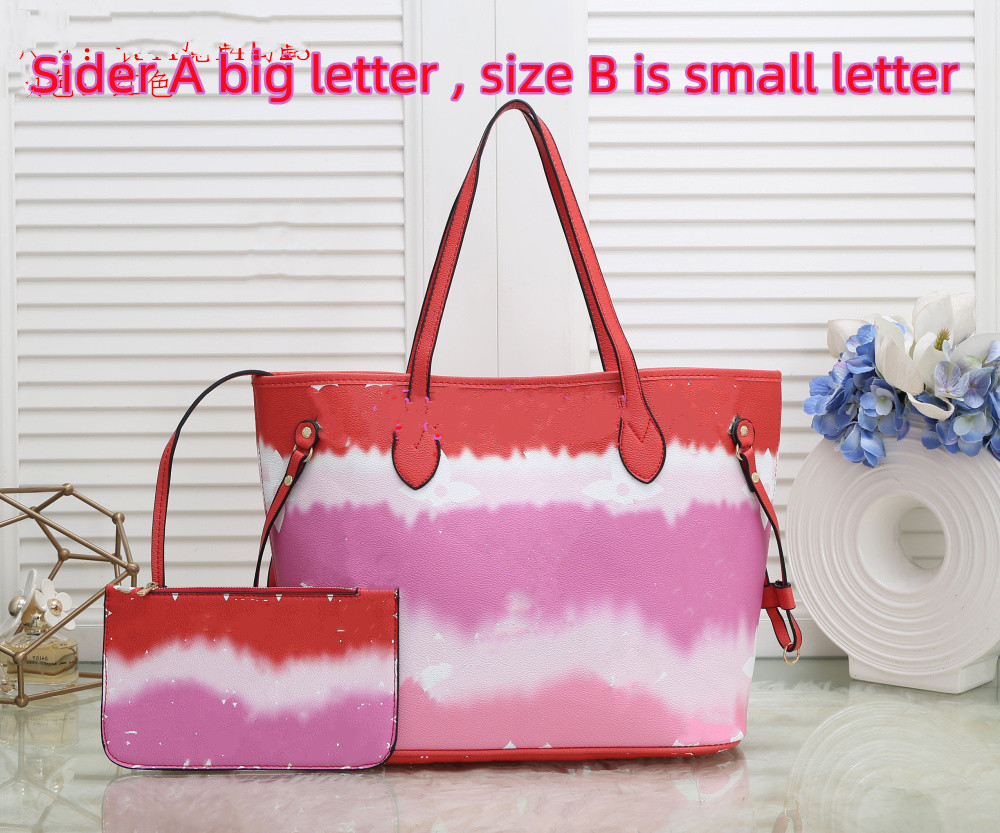 Fashion lattice 2pcs set Totes BAG luxurious Designers Evening Bags Womens Carrier Bag Shopping Genuine Handbags Purses Lady Casual Full Totes Never Coin Purse, Purple
Fashion lattice 2pcs set Totes BAG luxurious Designers Evening Bags Womens Carrier Bag Shopping Genuine Handbags Purses Lady Casual Full Totes Never Coin Purse, Purple