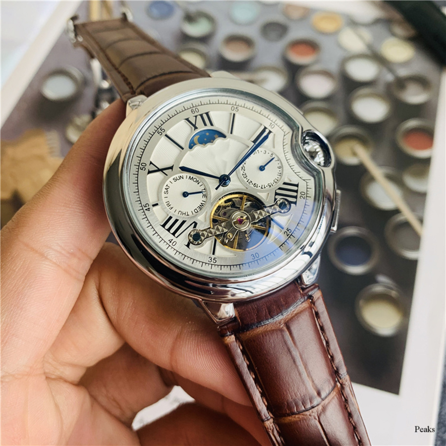 Fashion Full Brand Wrist Watches Men Style Automatic Mechanical Luxury Leather Strap Clock CA 82, Rose gold black
Fashion Full Brand Wrist Watches Men Style Automatic Mechanical Luxury Leather Strap Clock CA 82, Rose gold black