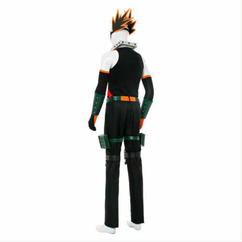 Anime Costumes Anime My Hero Academia Cosplay Come Men Katsuki Bakugo Hero Halloween Carnival Party Suit Z0301