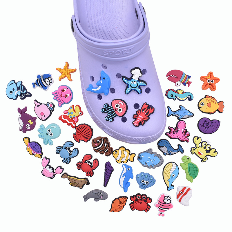 Anime charms wholesale childhood memories ocean sea animal funny gift cartoon charms shoe accessories pvc decoration buckle soft rubber clog charms, Equally mixed colors
Anime charms wholesale childhood memories ocean sea animal funny gift cartoon charms shoe accessories pvc decoration buckle soft rubber clog charms, Equally mixed colors