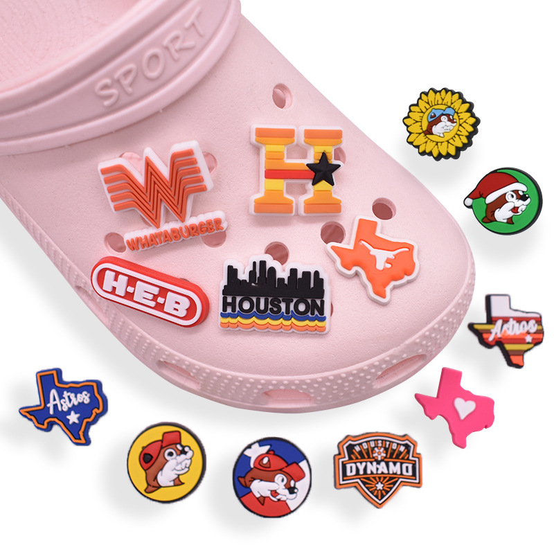 Anime charms wholesale childhood memories sports team funny gift cartoon charms shoe accessories pvc decoration buckle soft rubber clog charms, Equally mixed colors
Anime charms wholesale childhood memories sports team funny gift cartoon charms shoe accessories pvc decoration buckle soft rubber clog charms, Equally mixed colors