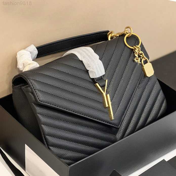 Designer Bag with Original Box Shoulder Women Bags Handbags Bags Tote Bagg Black Calfskin Classic Diagonal Stripes Quilted Chains Medium, Y1 24cm
Designer Bag with Original Box Shoulder Women Bags Handbags Bags Tote Bagg Black Calfskin Classic Diagonal Stripes Quilted Chains Medium, Y1 24cm