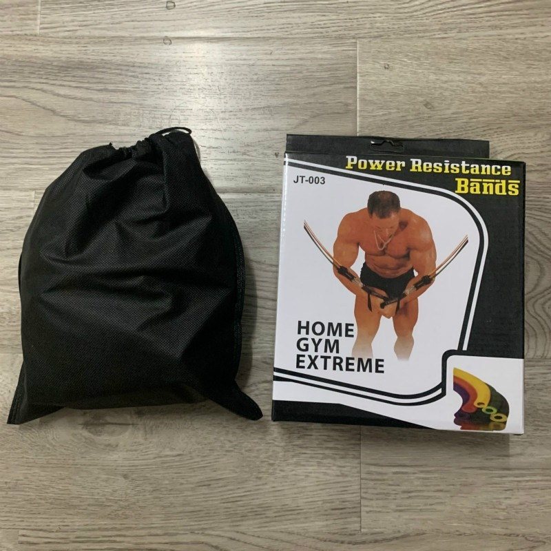 Resistance Bands 1 Set of Bodybuilding Home Fitness Equipment Professional Weight Training Elastic Rubber 230307