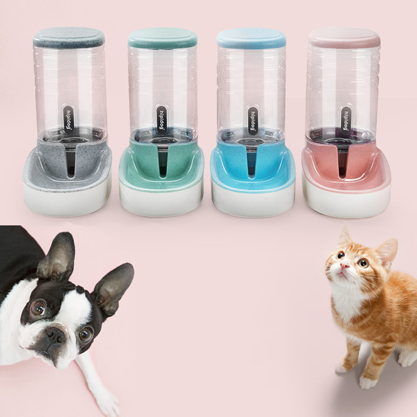 Dog Bowls Feeders Pet Automatic Large Capacity Water Bottle Cat Food Dispenser Feeding Drinking Bowl Supply 230307