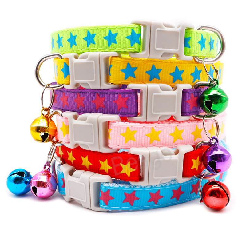 Five Pointed Star Printing Cat Dog Collars Adjustable Dog Collars With Bell Puppy Cats Comfortable Collar Pet Neck Accessories BH8418 TYJ
Five Pointed Star Printing Cat Dog Collars Adjustable Dog Collars With Bell Puppy Cats Comfortable Collar Pet Neck Accessories BH8418 TYJ