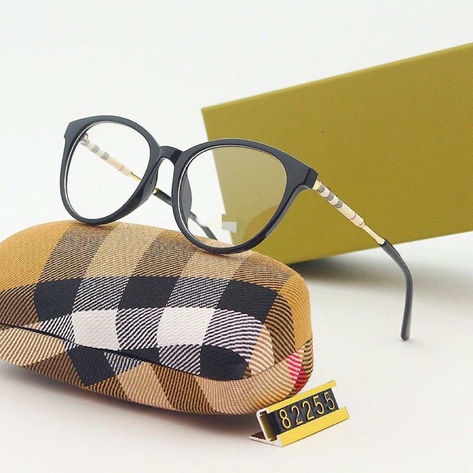 bu82255 piece fashion sunglasses glasses sunglasses designer mens ladies brown case black metal frame dark lens