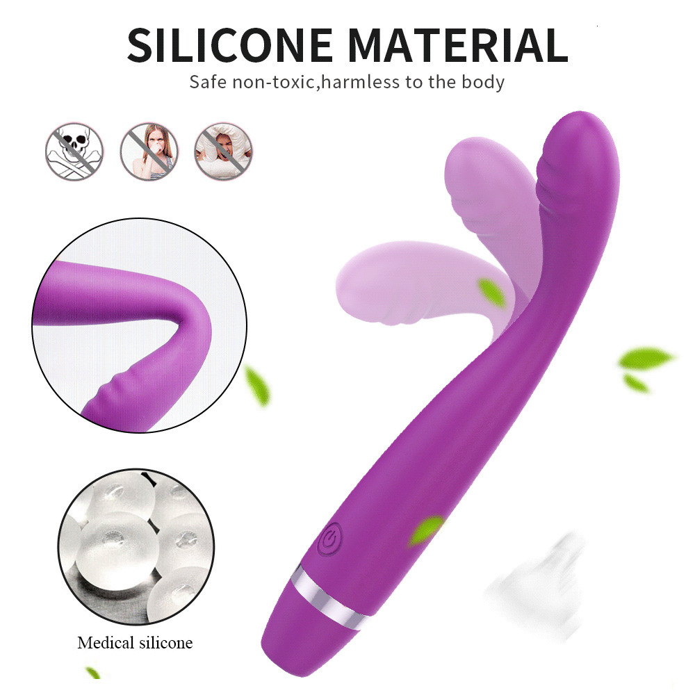Vibrators G Spot Vibrator Finger Dildo Clitoris Stimulator Vagina Vibrat For Beginners Masturbator Massager Sex Toy Women 18 230307