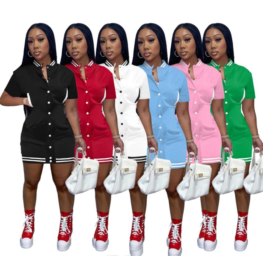 Women' casual dress 2023 summer short-sleeved buttoned baseball dress sports casual dress women
Women' casual dress 2023 summer short-sleeved buttoned baseball dress sports casual dress women