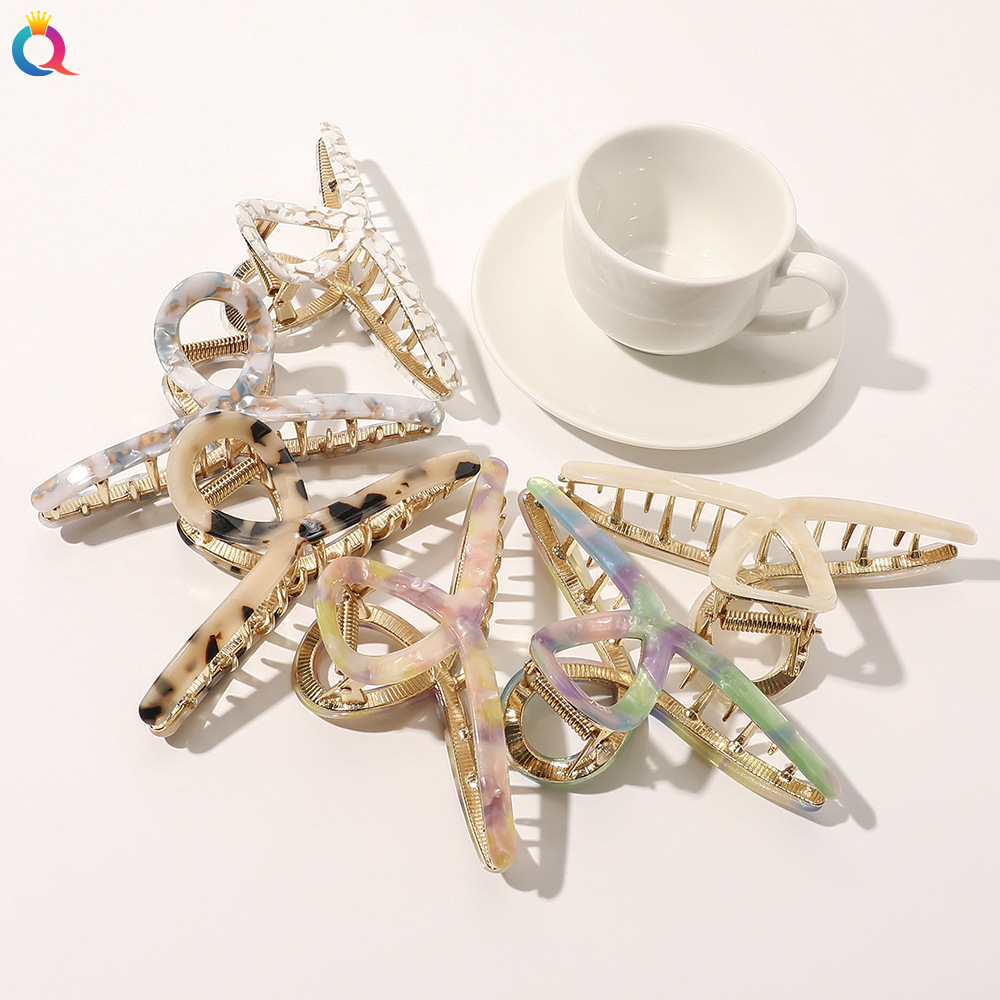 New Women Girls Cute Ribbon Hollow Geometric Gold Alloy Hair Claws Sweet Headband Hair Clips Hairpins Fashion Hair Accessories 1957, 11
New Women Girls Cute Ribbon Hollow Geometric Gold Alloy Hair Claws Sweet Headband Hair Clips Hairpins Fashion Hair Accessories 1957, 11