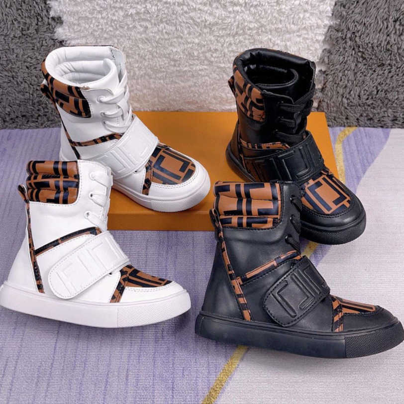 23ss kids brand designer Sports shoes autumn winter new high-top F boys and girls sneakers childrens shoes thickened boots kids clothing a1, Black
23ss kids brand designer Sports shoes autumn winter new high-top F boys and girls sneakers childrens shoes thickened boots kids clothing a1, Black