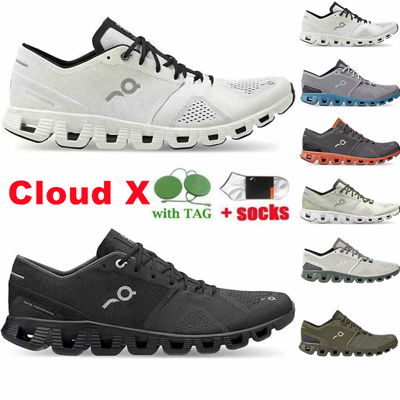 

Dhgate Designer Running Shoes Cloud X On Clouds Men Women oncloud Road Training Fitness Shock Absorbing Sneakers Utility Black Triple White Breathable Trainers