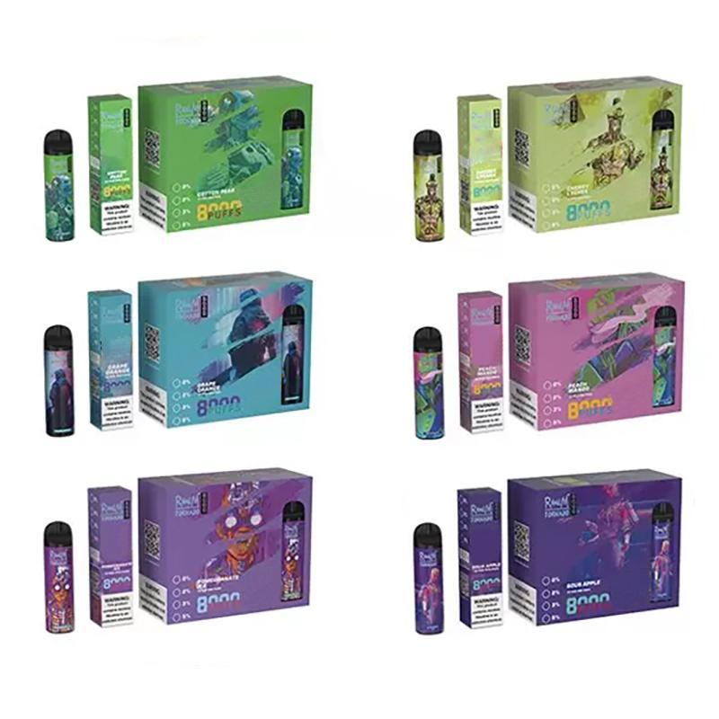 Authentic RandM Tornado 10000 Puffs Disposable Vape Pen E Cigarette With Rechargeable Battery Airflow Control Mesh Coil 20ml Prefilled Pod 10K Big Vapor Kit
Authentic RandM Tornado 10000 Puffs Disposable Vape Pen E Cigarette With Rechargeable Battery Airflow Control Mesh Coil 20ml Prefilled Pod 10K Big Vapor Kit