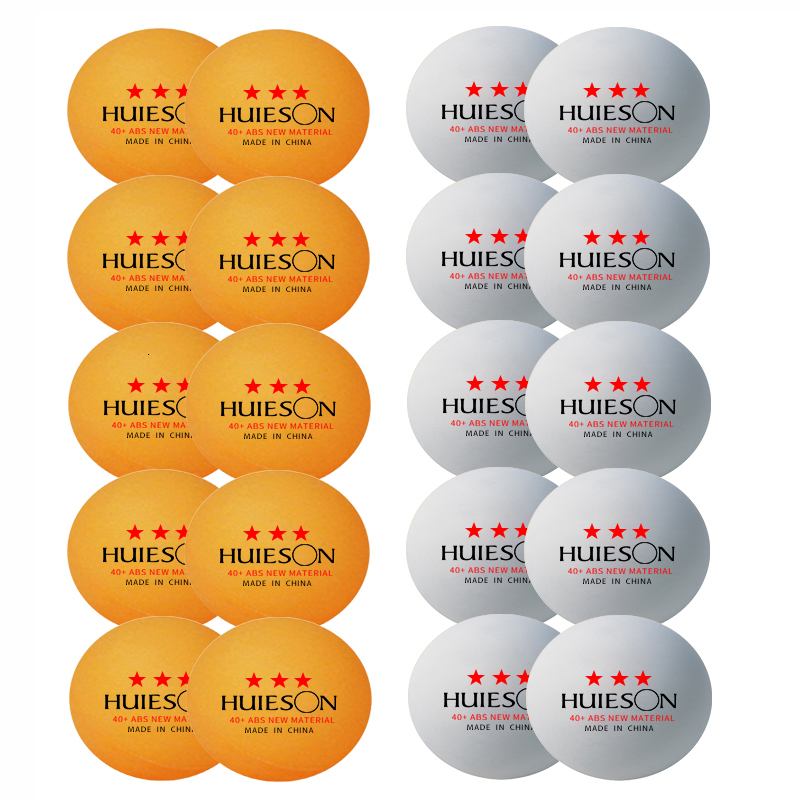 Table Tennis Balls 10pcs20pcs30pcs 3Star Professional 40 28g ABS Ping pong Ball Amateur Advanced Training Competition 230307