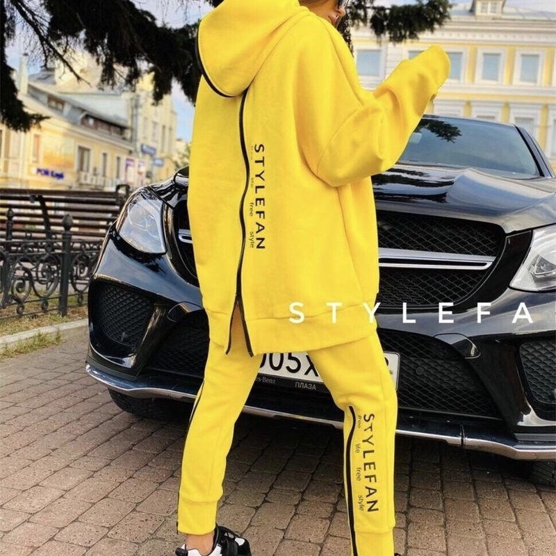Women' Two Piece Pants Tracksuit Women Set Loose Back Zipper Long Hoodies Autumn Thin Sportswear Pullover Streetwear Joggers 230306, Purple
Women' Two Piece Pants Tracksuit Women Set Loose Back Zipper Long Hoodies Autumn Thin Sportswear Pullover Streetwear Joggers 230306, Purple