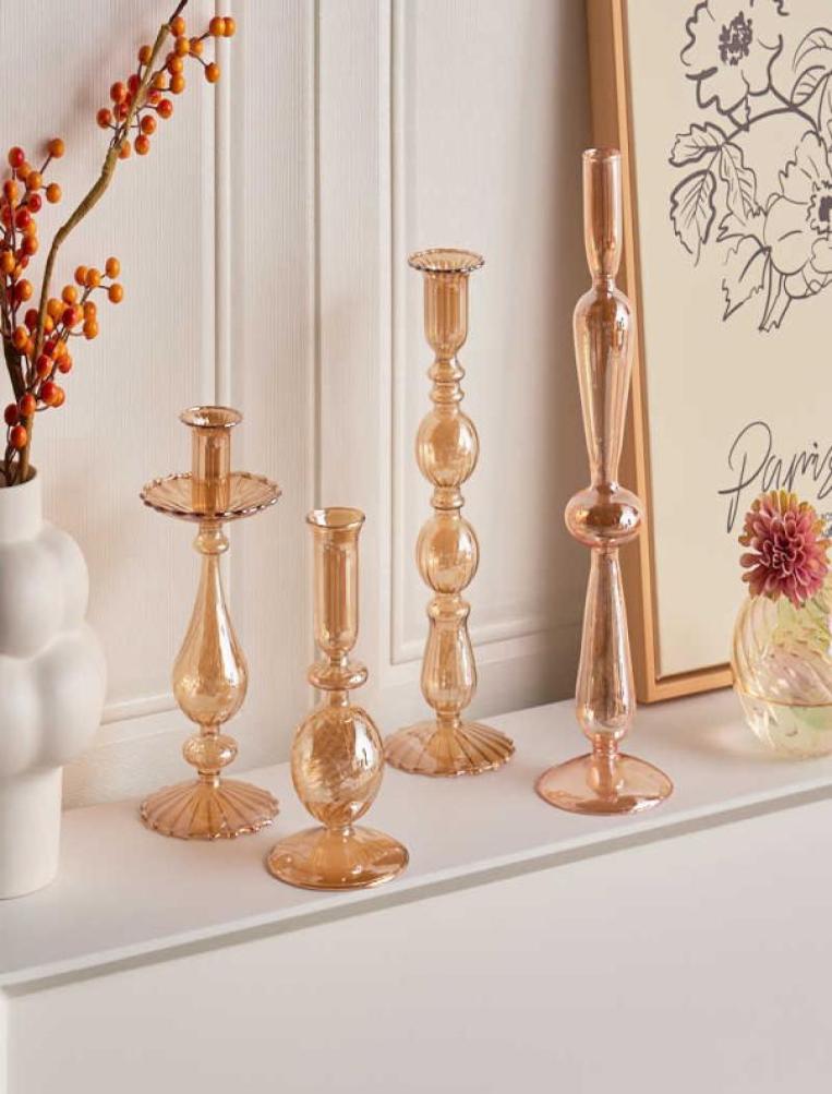 Candle Holders Home Decor Candle Holders Glass Vase for Wedding Decoration Candlestick Christmas Decoration Home Decoration Access8350864