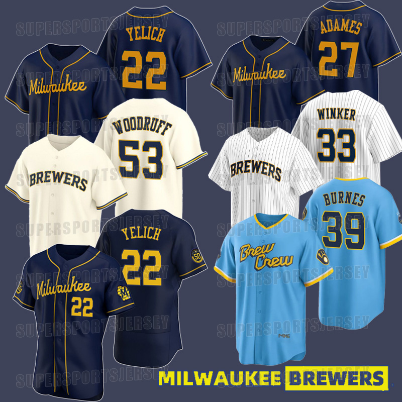 Milwaukee 22 Christian Yelich Brewers Baseball Jerseys Willy Adames 53 Bran don Woodruff 27 Willy Adames 33 Jesse Winker 52 Eric Lauer39 CORBIN BURNES, Mens felx base
Milwaukee 22 Christian Yelich Brewers Baseball Jerseys Willy Adames 53 Bran don Woodruff 27 Willy Adames 33 Jesse Winker 52 Eric Lauer39 CORBIN BURNES, Mens felx base