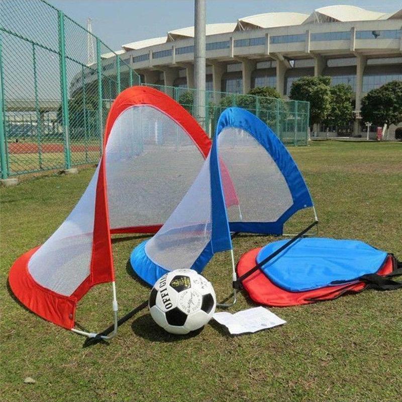 Other Sporting Goods 1PC Portable Soccer Football Goal Net Folding Training for Kids Children Indoor Outdoor Play Toy 230307