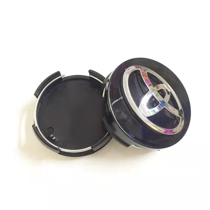 100 pcs/lot 62mm black silver car wheel center cap hub caps covers badge emblem for Corolla Car Accessories