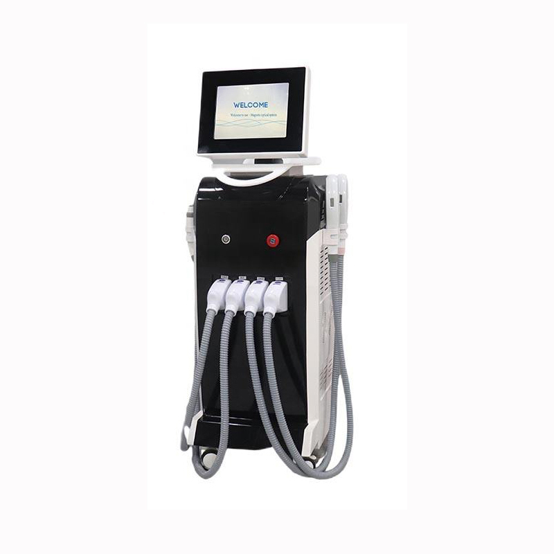 Salon 4in1 IPL Machine E-Light RF Nd Yag Permanent Picosecond Laser Hair Removal and Wash the eyebrow Tattoo remova Beauty Salon use OPT