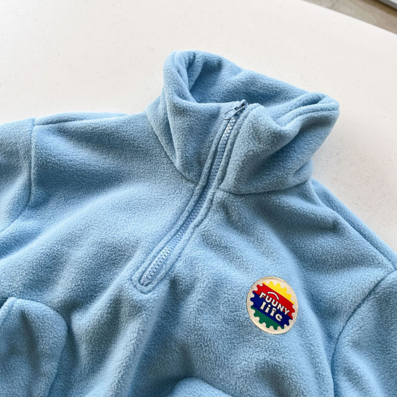 Clothing Sets Kids Thick Fleece Outfits Autumn Winter Boys and Girls Turtleneck sweatshirts sweatpants 2Pcs Children warm suit 230307