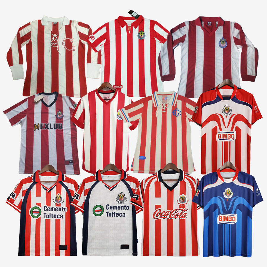 Retro Chivas Guadalajara soccer jerseys 1960 1996 1997 1998 1999 2000 2006 2007 2008 Vintage football shirt 60 96 97 98 99 00 06 07 08 uniform 60th 110th 115th 110 115 year
Retro Chivas Guadalajara soccer jerseys 1960 1996 1997 1998 1999 2000 2006 2007 2008 Vintage football shirt 60 96 97 98 99 00 06 07 08 uniform 60th 110th 115th 110 115 year